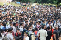 Mahanubhavudu Movie Song Launch at Stmarys College